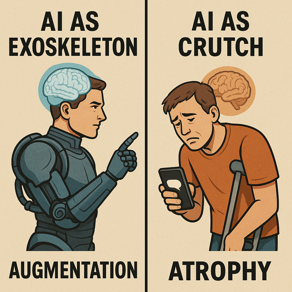 AI - Exoskeleton vs. Crutch